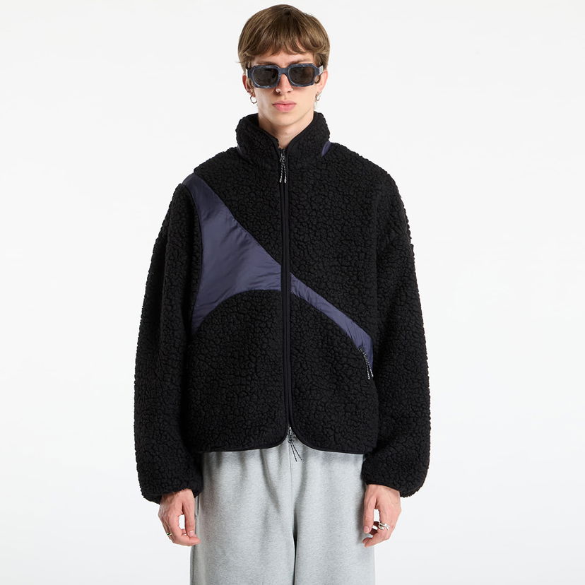 Jakna A-COLD-WALL* A-COLD-WALL* Zonal Fleece Jacket Črna | ACWMH065 Black