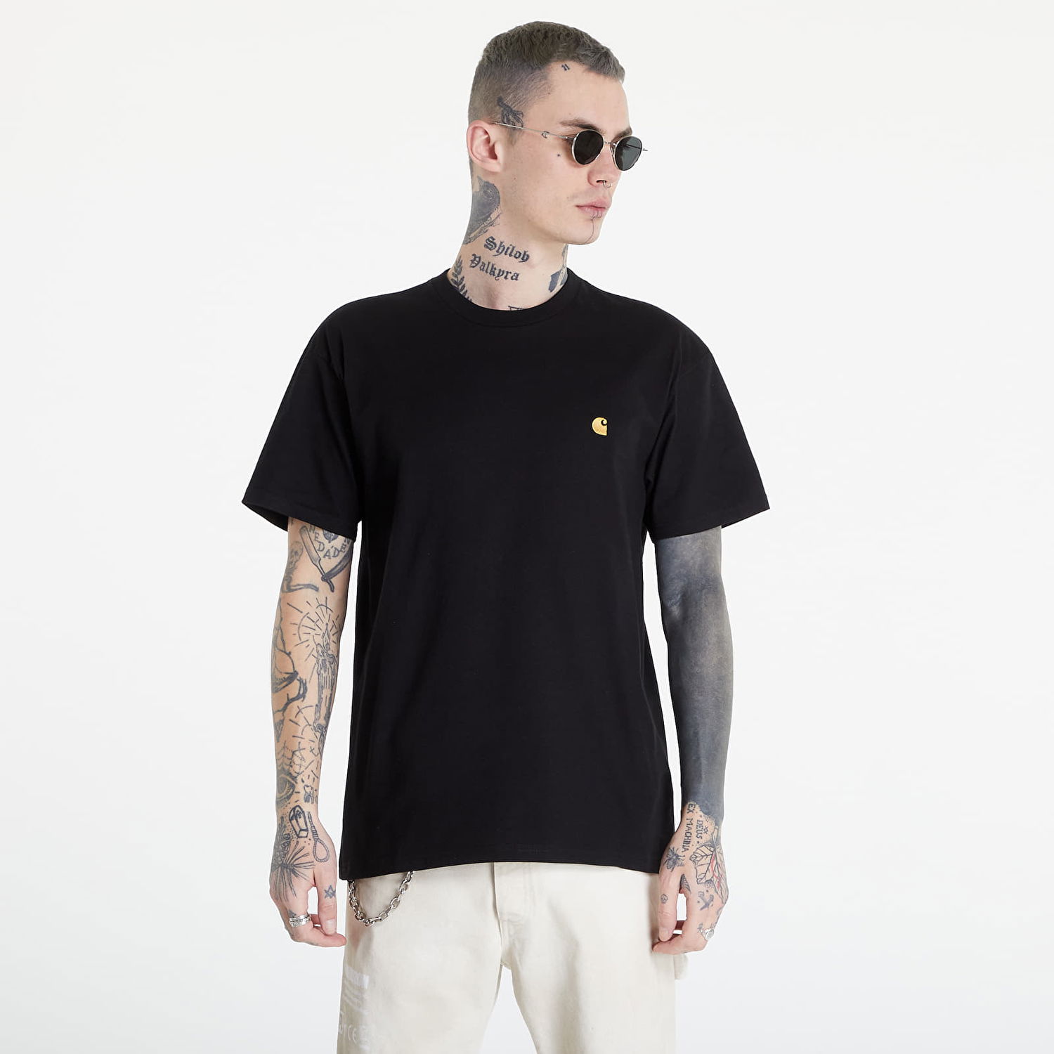 Majica Carhartt WIP S/S Chase Črna | I026391.00FXX, 0
