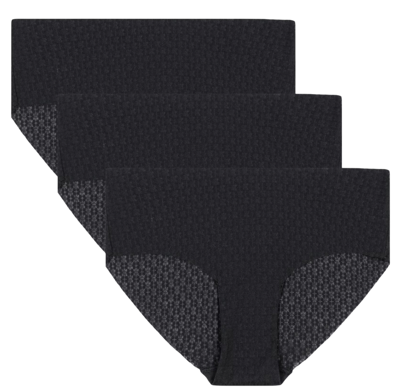 Spodnjice Under Armour Under Armour Solid 3-Pack Hipster Panties Črna | 1390413-001