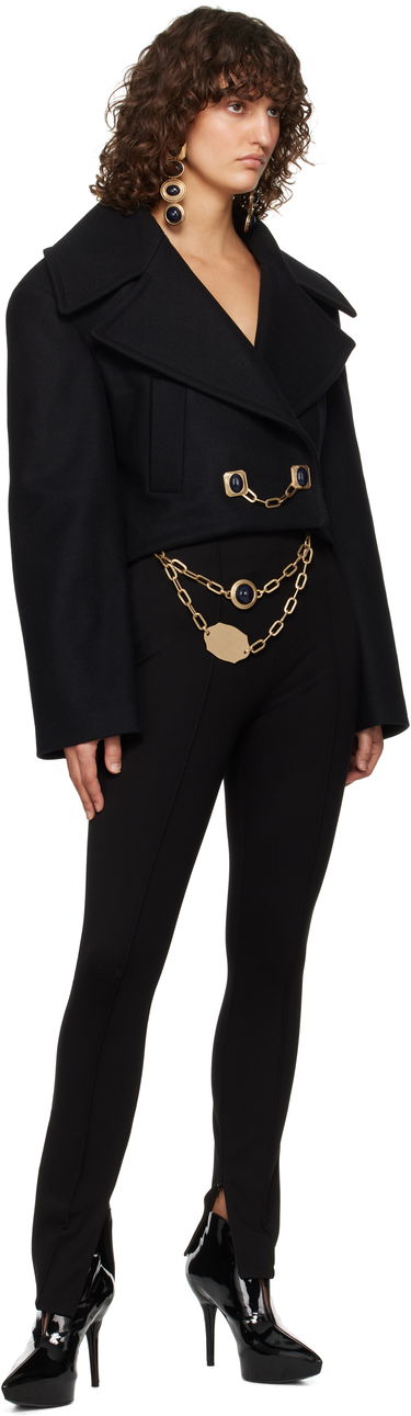 Pajkice Area AREA Chain Plate Belt Leggings Črna | FW24AWPA0035FA01, 3