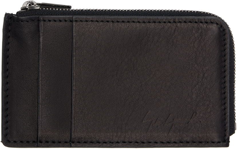 Denarnica Yohji Yamamoto YOHJI YAMAMOTO Mini Card Wallet Črna | DA-A85-784