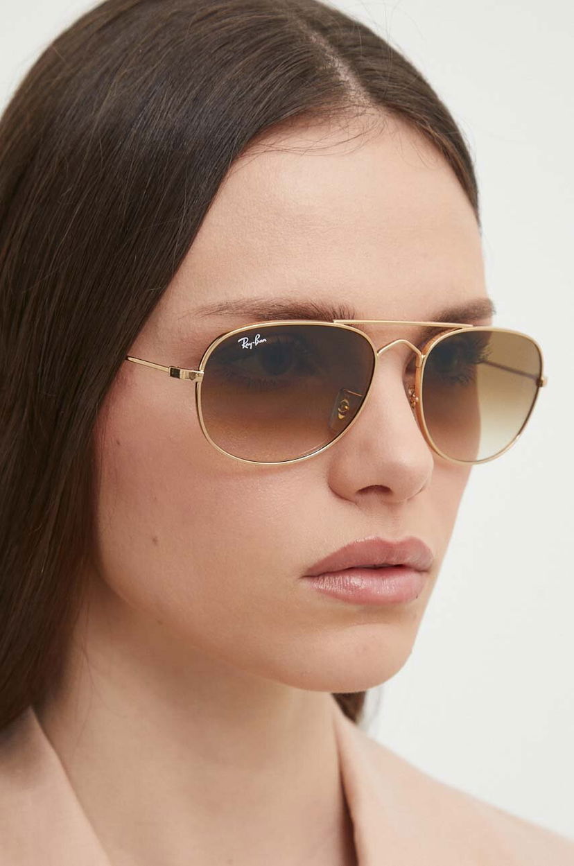 Sončna očala Ray-Ban Ray-Ban Aviator Sunglasses Rjava | 0RB3735