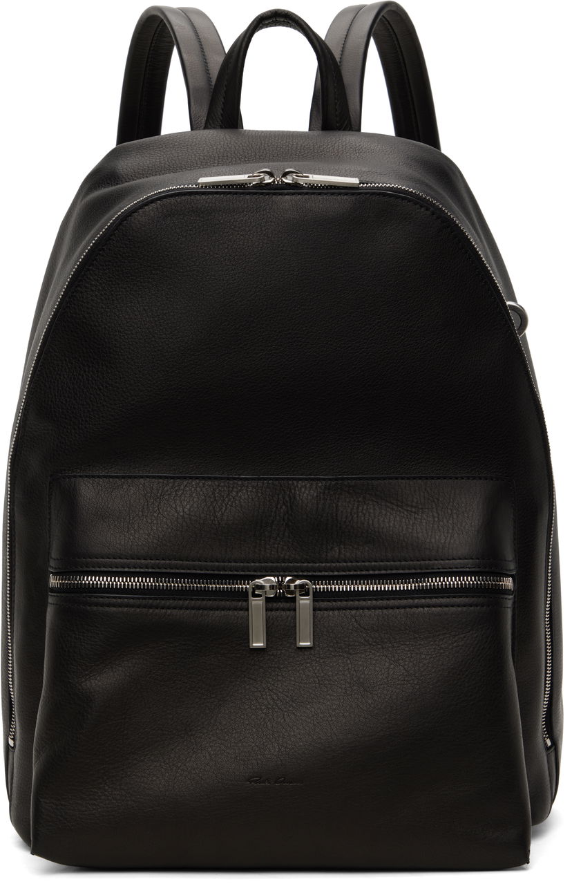 Nahrbtnik Rick Owens Rick Owens Hollywood Leather Backpack Črna | RA01E0671 LCN