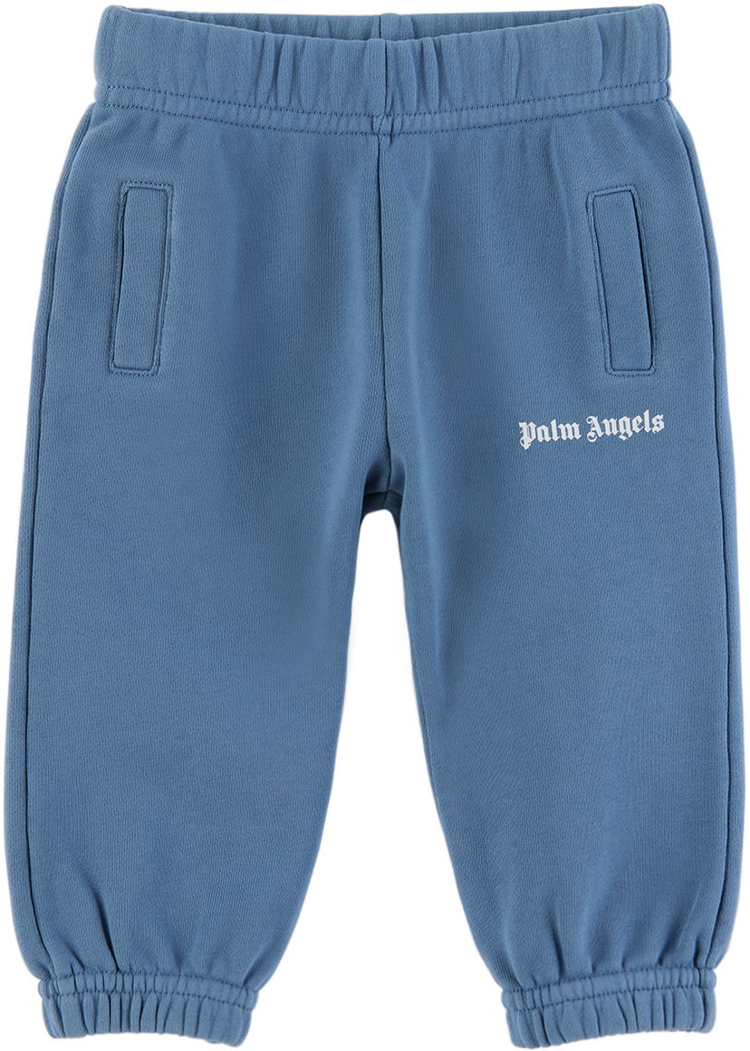 Trenirka Palm Angels Palm Angels Printed Lounge Pants Modra | PBXD003S24FLE0014501