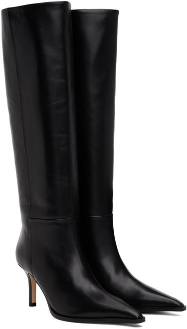 Oblačila Aeyde Aeyde Tula Leather Tall Boots Črna | A11-KB-TULP75ST95-FW24-800-001, 3