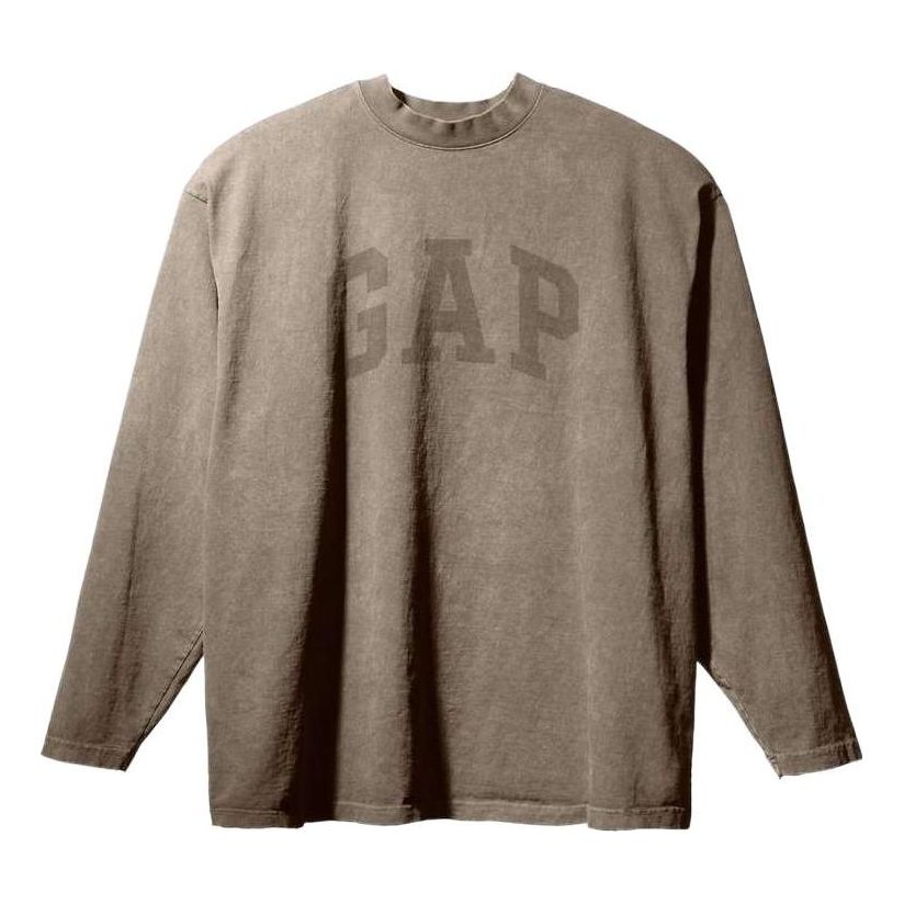 Majica GAP YEEZY Gap x Balenciaga Dove Long Sleeve T-Shirt Rjava | YEEZY-SS22-023