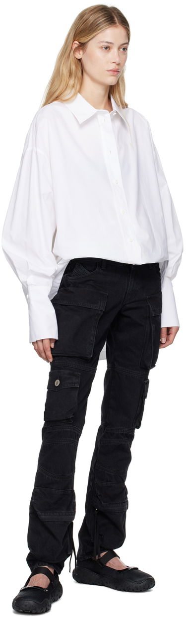 Cargo hlače The Attico Attico Essie Cargo Pants Črna | 241WCP113 D066, 3