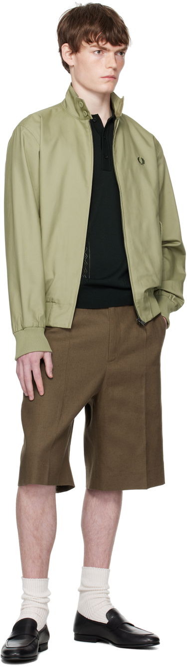 Jakna Fred Perry Fred Perry Classic Harrington Jacket Zelena | J8568, 3