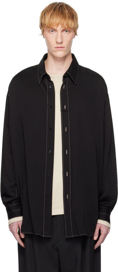 Srajce LEMAIRE Lemaire Loop Button-Up Shirt Črna | SH1169 LF1392, 0