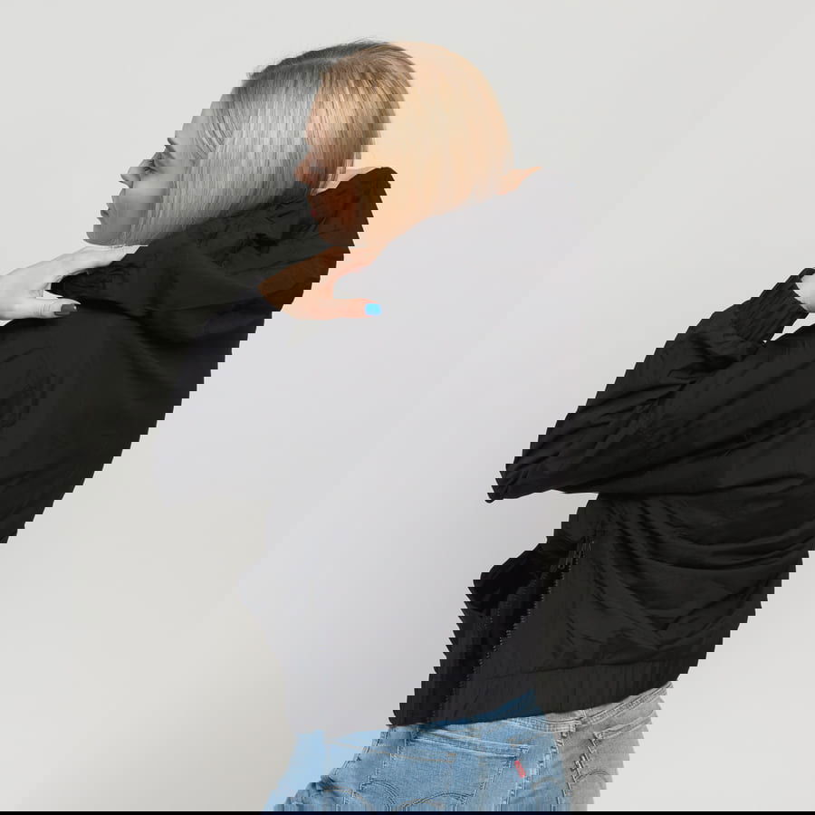 Vetrovka Urban Classics Ladies Panel Pull Over Jacket Črna | TB2667, 1