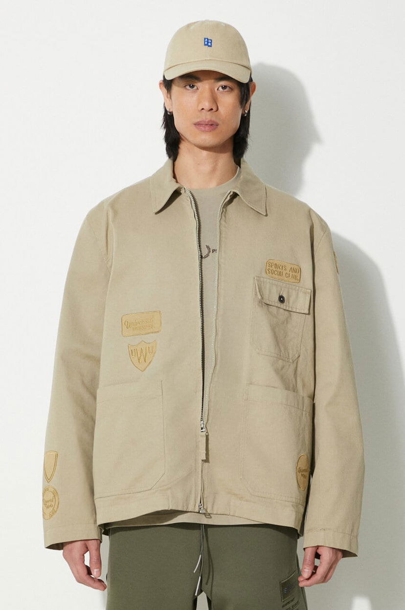 Jakna Universal Works Universal Works Gower Jacket Bež | 30108.STONE