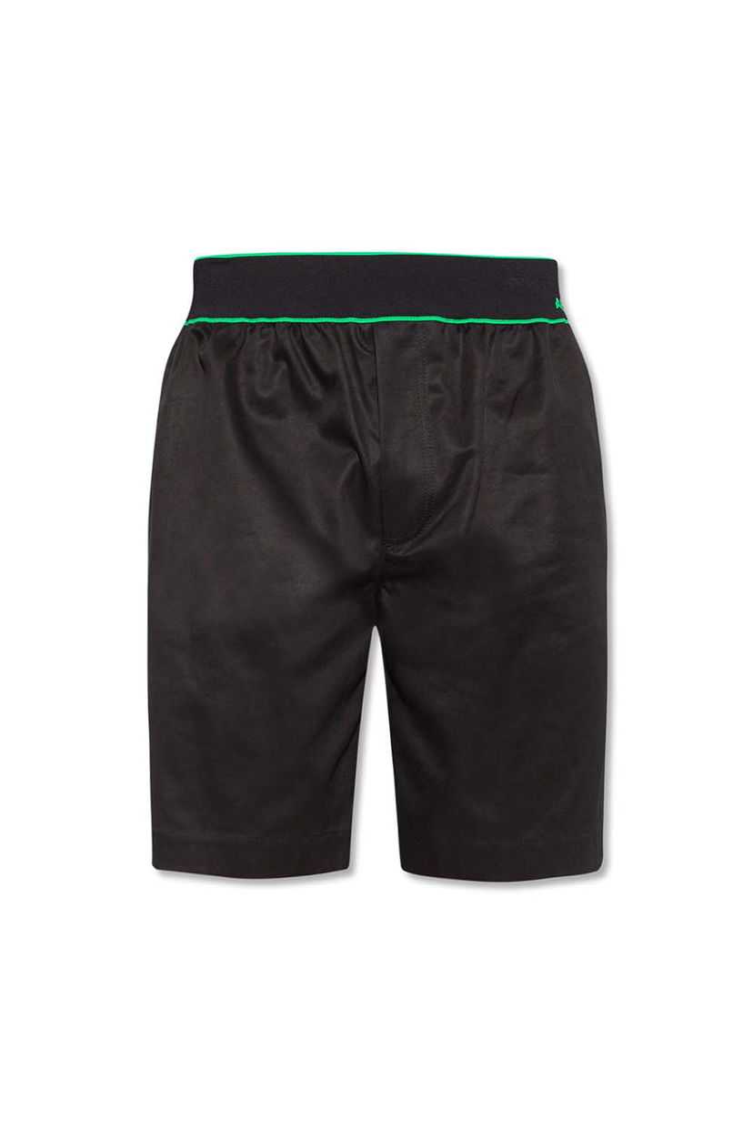Kratke hlače Bottega Veneta Elastic Waist Shorts Črna | 702097V1J101000
