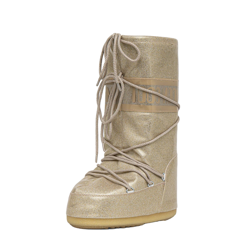Superge in čevlji Moon Boot Glitter Snow Boots Bež | 80D1402850.B002