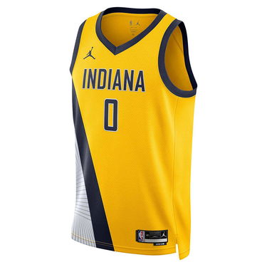 Dres Jordan Dri-FIT NBA Indiana Pacers Statement Edition Swingman Jersey Rumena | DO9528-731, 1