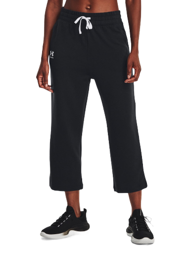 Trenirka Under Armour Rival Terry Flare Crop Pants Črna | 1377000-001