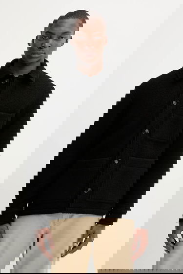 Jakna A.P.C. A.P.C. Emile Wool Jacket Črna | WVBEH.H32029, 3