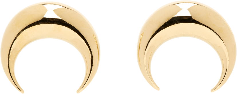 Uhani Marine Serre Moon Stud Earrings Kovinski | UJW074ARMET0002