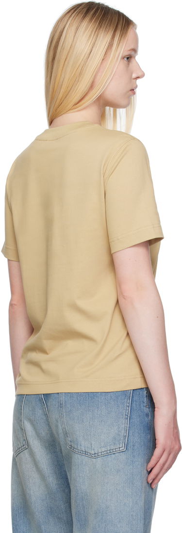 Majica Burberry Burberry Knight Stamp Cotton T-Shirt Bež | 8110926, 2