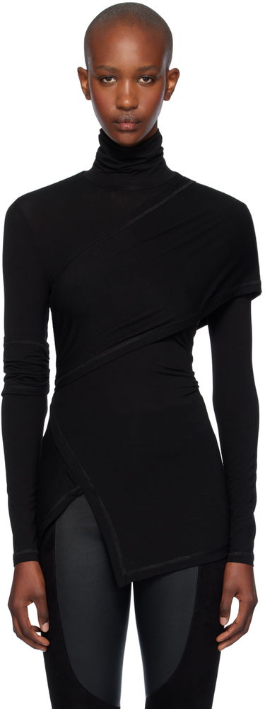 Pleteni pulover Helmut Lang Helmut Lang Turtleneck Top Črna | O07HW501, 0