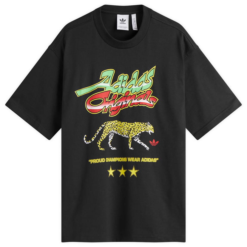 Majica adidas Originals Originals Champions Graphic Tee Črna | KA4553