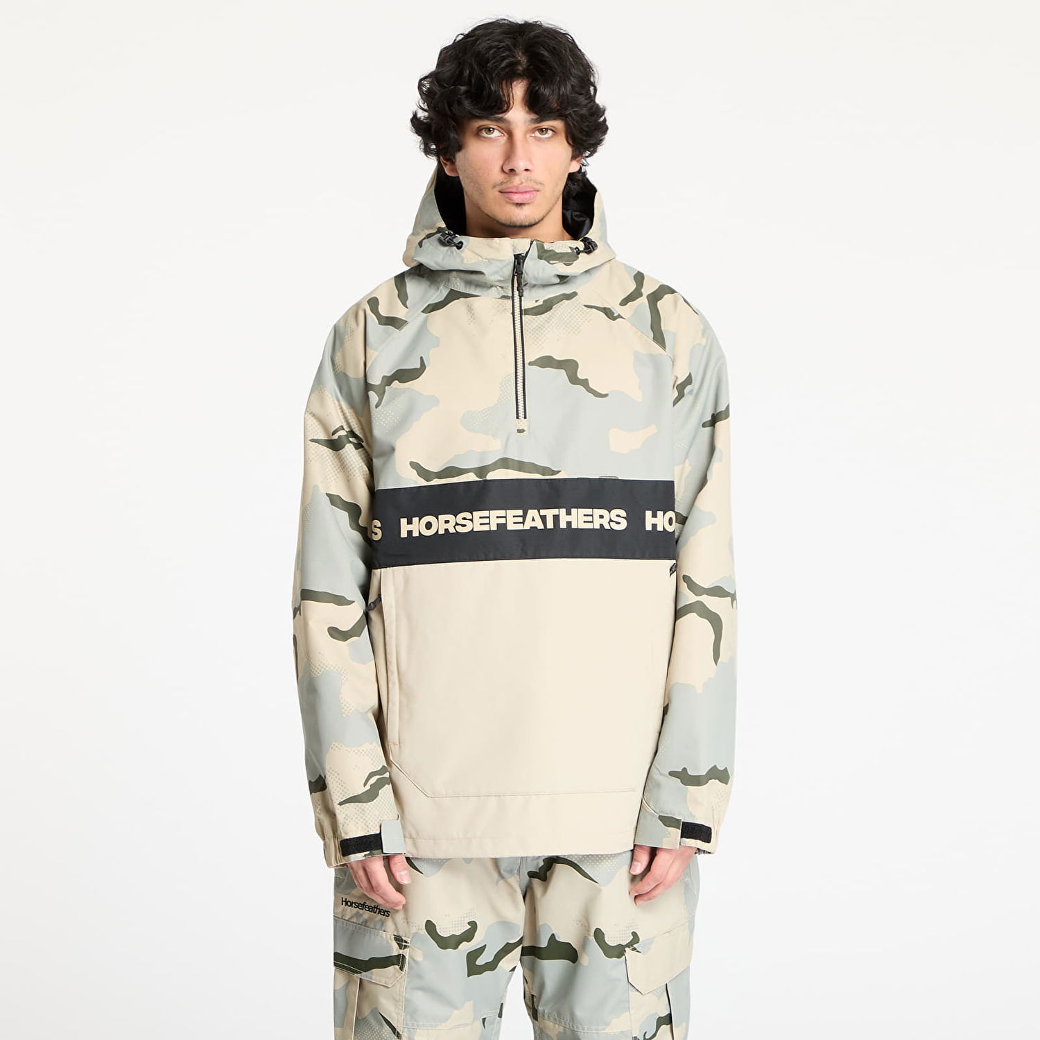 Vetrovka Horsefeathers Horsefeathers Gordie Anorak Jacket Bež | OM322C, 0