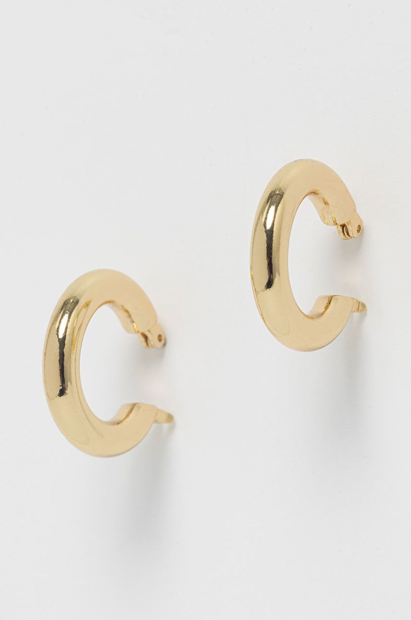 Uhani Polo by Ralph Lauren Chunky Hoop Earrings Kovinski | 60511538.887