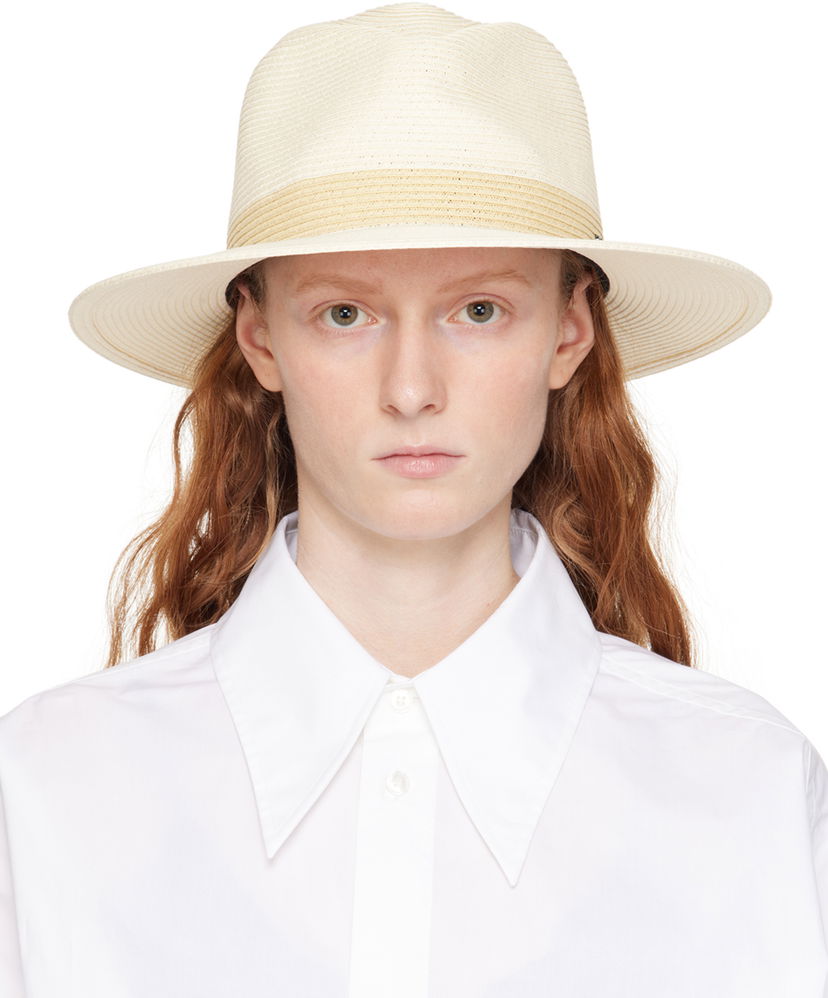 Klobuk rag & bone rag & bone City Straw Hat Bež | WJW23P1008RZ08