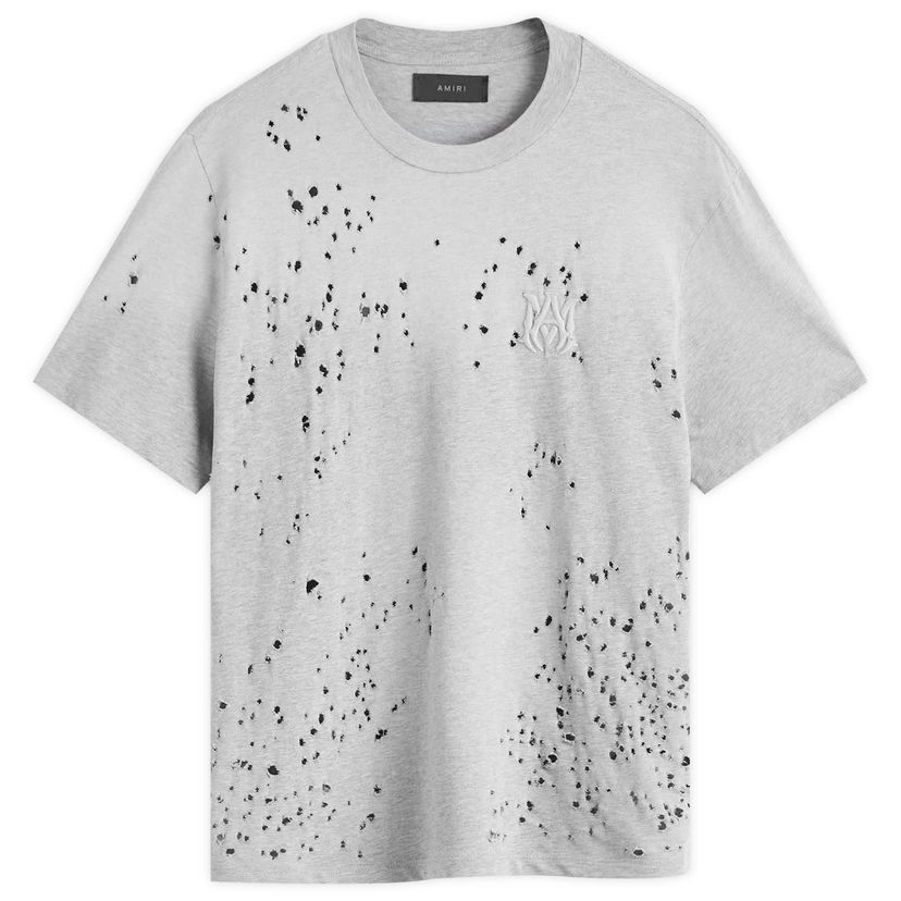 Majica AMIRI Shotgun Embroidered Logo T-Shirt Siva | AMJYTE1059-030