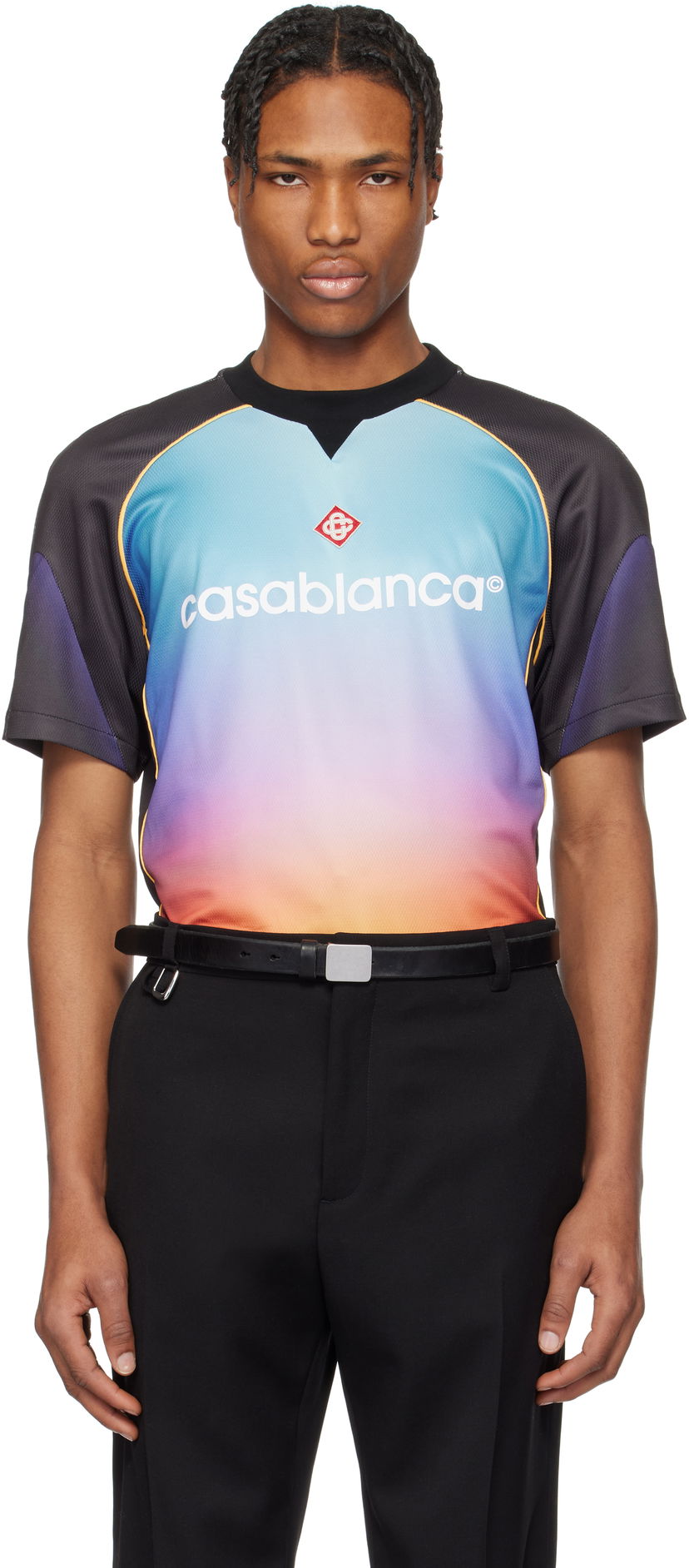 Dres Casablanca Casablanca Gradient Football T-Shirt Večbarvna | MS25-JTP-353-01