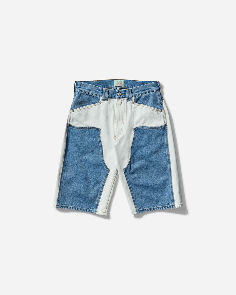 Kratke hlače Aries Patchwork Western Carpenter Shorts Modra | AR3033503  MLT