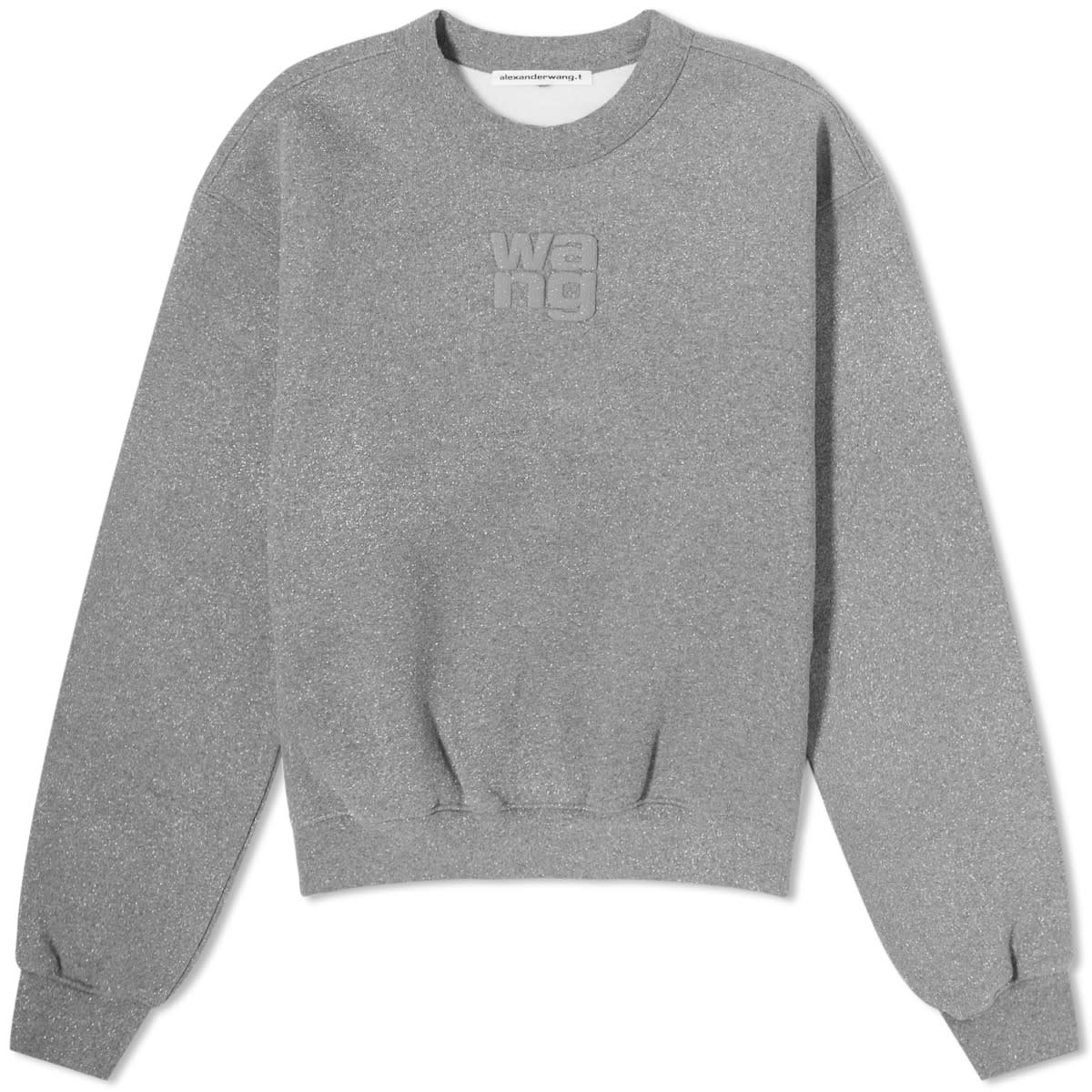 Pulover Alexander Wang Glitter Essential Terry Sweater Siva | 4CC3231658-065, 0