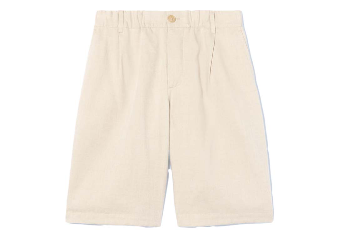 Kratke hlače Jacquemus Le Short Gelati Pleated Bež | 225PA009-1011 150, 0