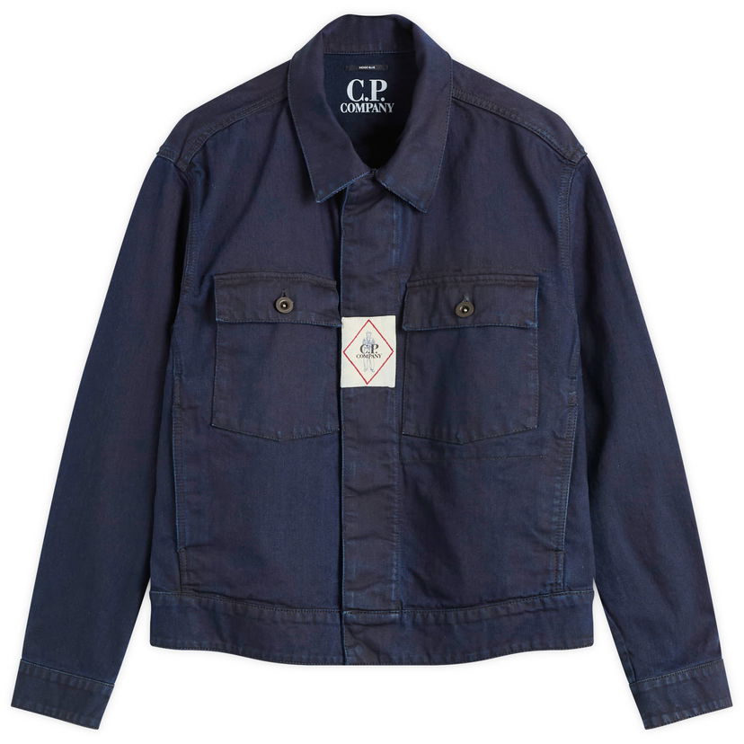 Jakna C.P. Company Plated Denim Work Jacket Mornarica | 19CMOW147A-110466W-D08