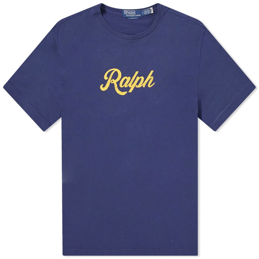 Majica Polo by Ralph Lauren Script Logo T-Shirt Mornarica | 710936401001