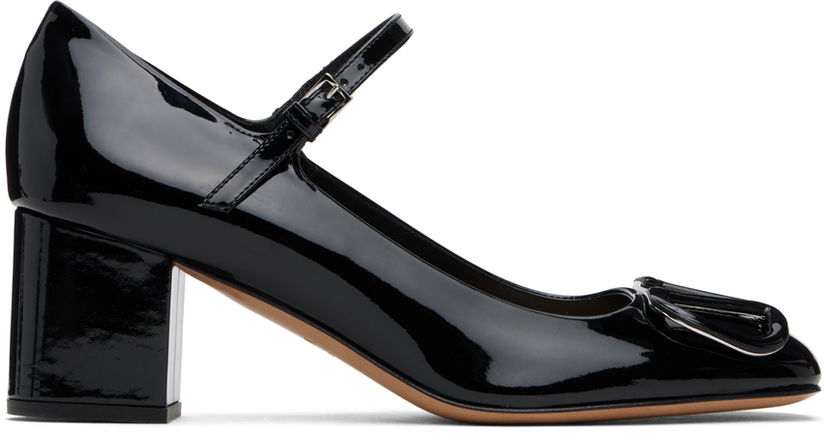 Superge in čevlji Valentino Garavani Black VLogo Signature Heels Črna | 4W2S0IA4TMK