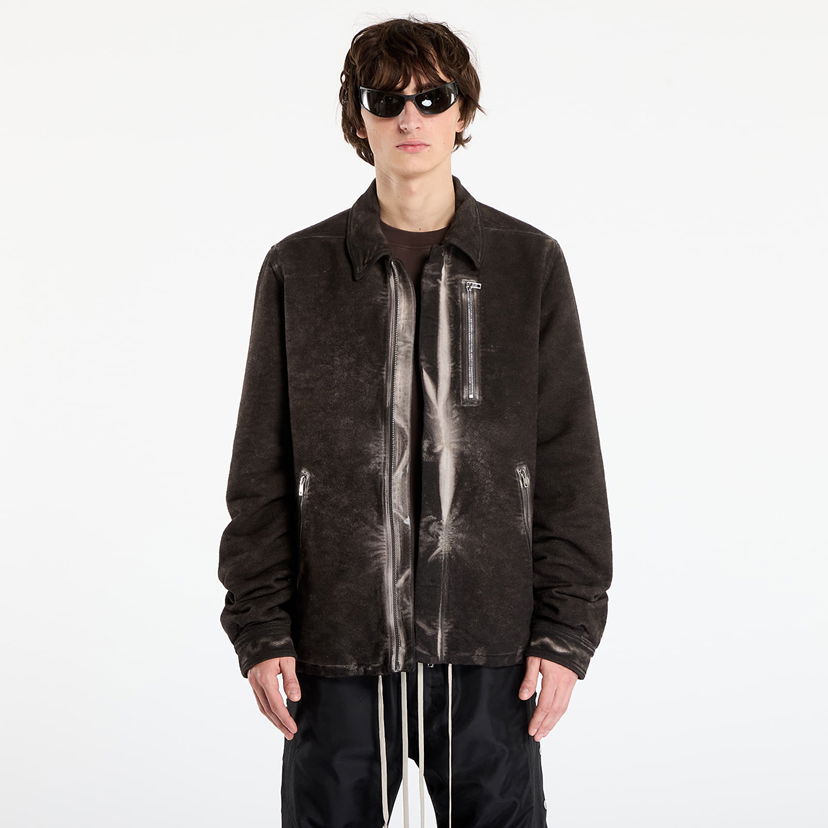 Jakna Rick Owens Rick Owens DRKSHDW Concealed Zipfront Jacket Rjava | DU02E7775 BMO 78