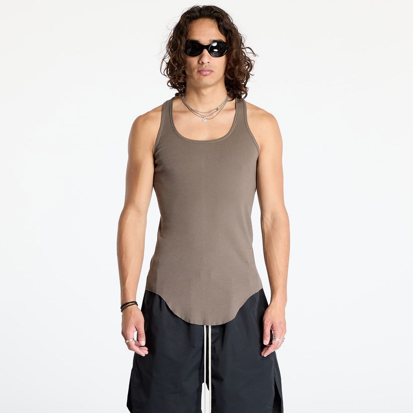 Majica brez rokavov Rick Owens DRKSHDW Knit Drk Tank Top Dust Bež | DU02D2152 RN 34