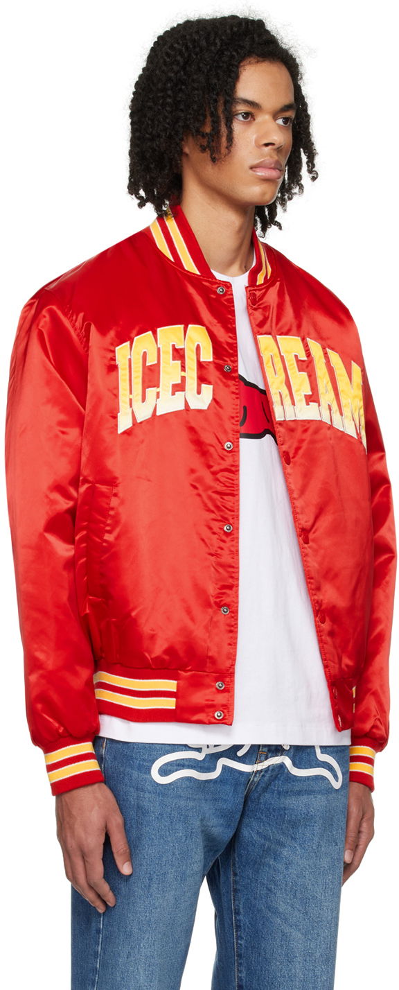 Bomber jakna BBC IceCream ICECREAM Embroidered Bomber Jacket Rdeča | IC23403, 1