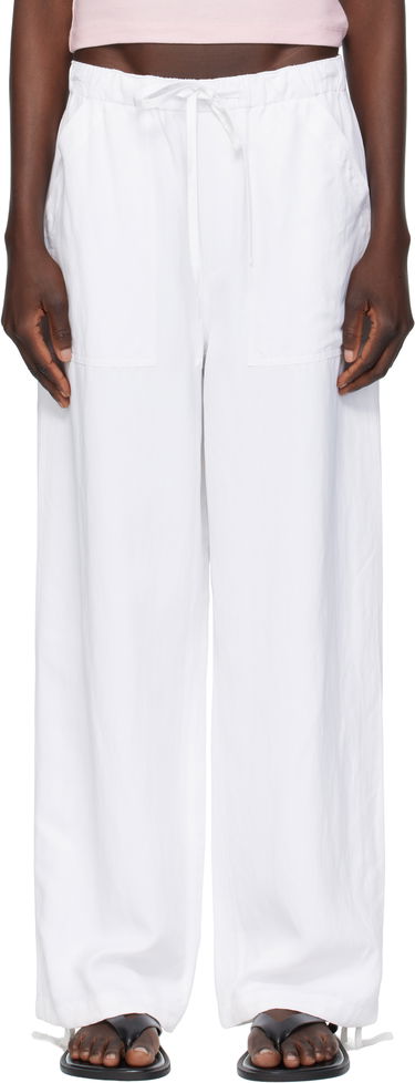Hlače rag & bone rag & bone Adina Beach Trousers Bela | WAW25P70082908, 0