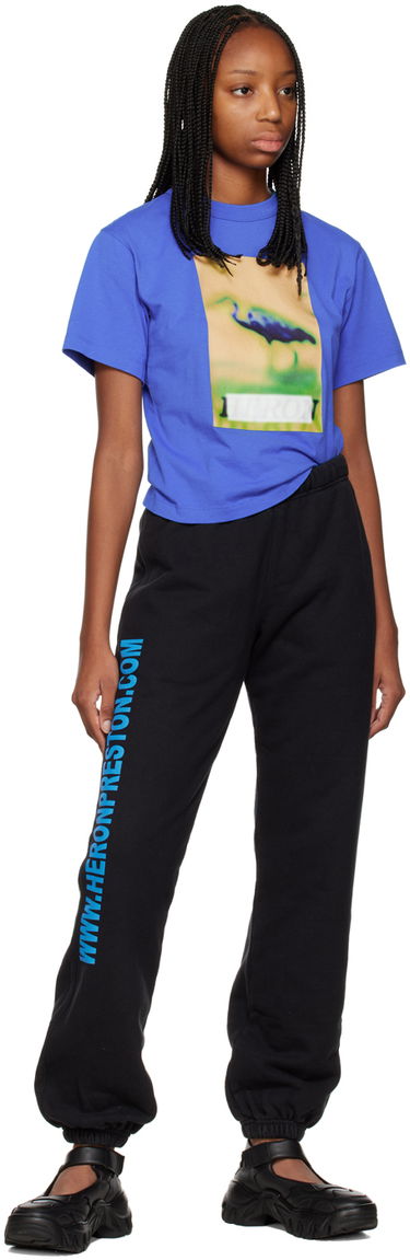 Majica HERON PRESTON Heron Preston Heron Censored T-Shirt Modra | HWAA032F22JER0024519, 3