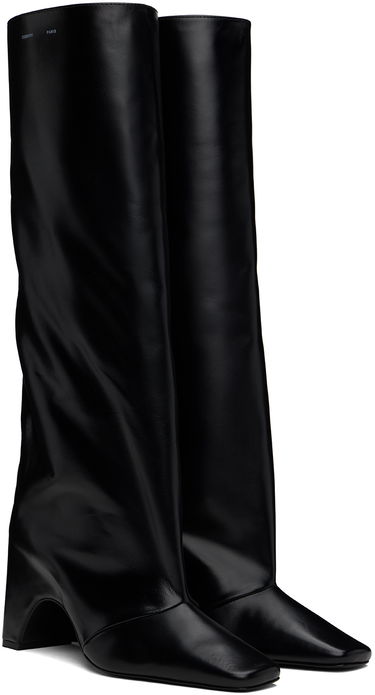 Obleke Coperni Coperni Bridge Leather Boots Črna | COPSH03857, 3