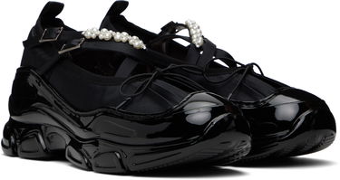 Obleke Simone Rocha Simone Rocha Beaded Tracker Ballerinas Črna | HT19B 0755, 3