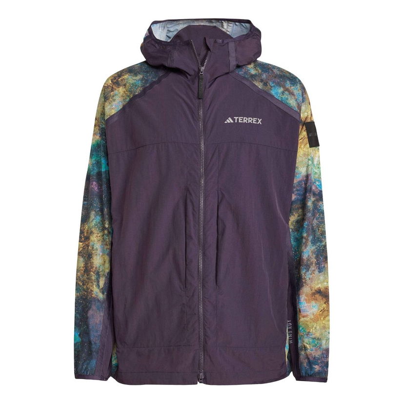 Vetrovka adidas Originals adidas x National Geographic WIND.RDY Jacket Lila | JD5839