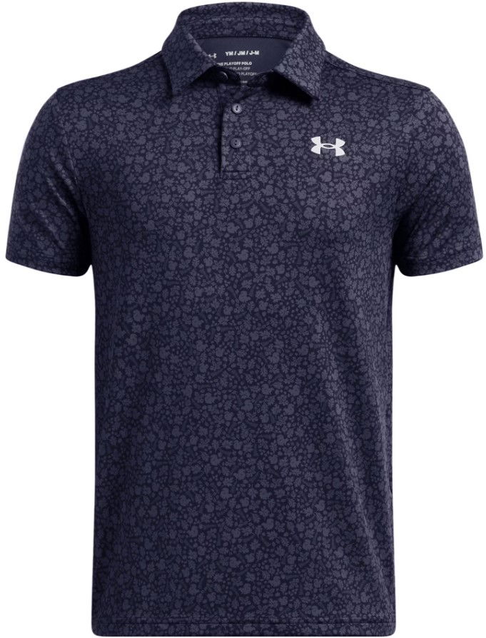 Polo majica Under Armour Playoff Printed Polo Shirt Črna | 1382681-413