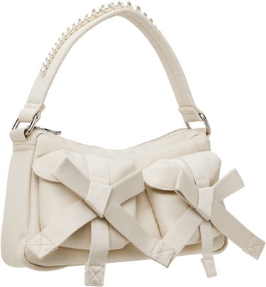 Torbica Simone Rocha Simone Rocha Beaded Utility Bow Pochette Bag Črna | BAG176B 0761, 4