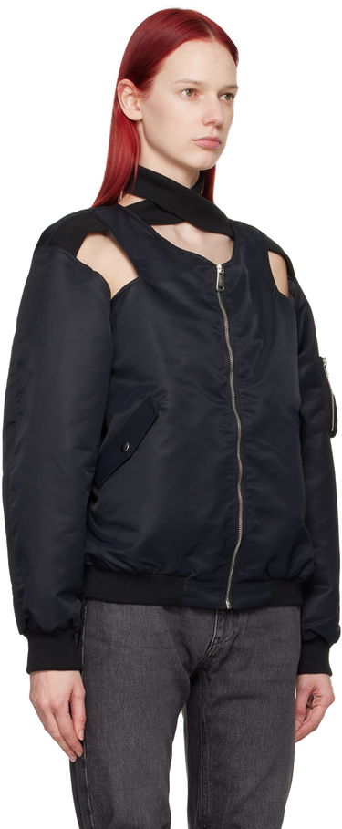 Bomber jakna Coperni Cut-Out Bomber Jacket Črna | COPOW17225, 1