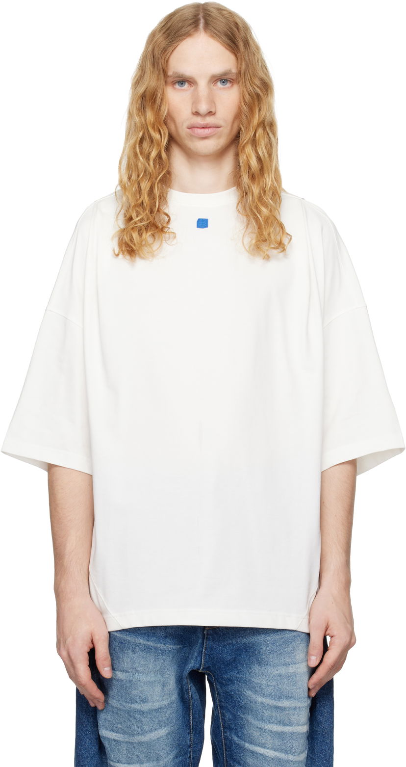 Majica ADER ERROR Tetraight Product. 46 T-Shirt Bela | BN01FWTS0105OW