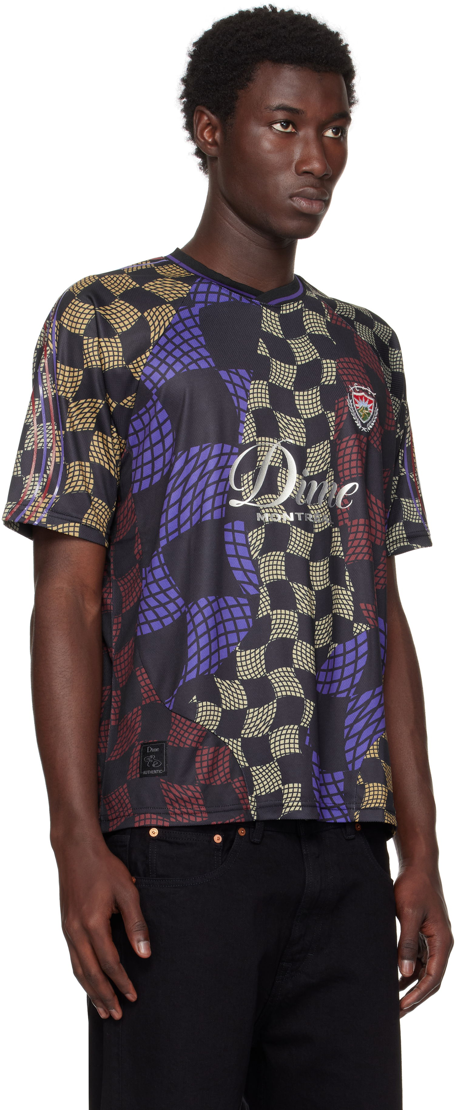 Dres Dime Dime Checkered Home Jersey Črna | DIMESU254MUL, 1