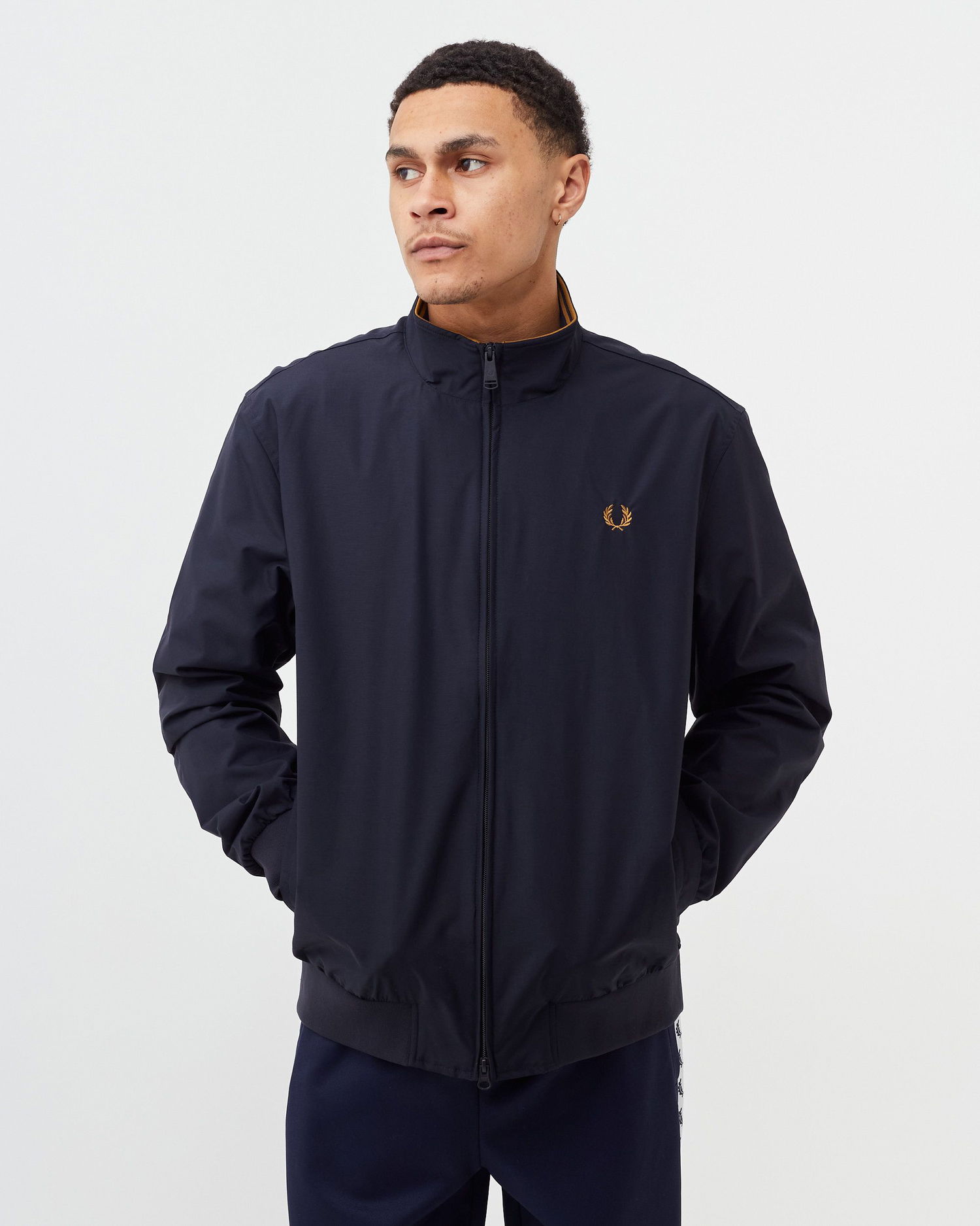 Bomber jakna Fred Perry BRENTHAM JACKET Črna | J2660-608, 1