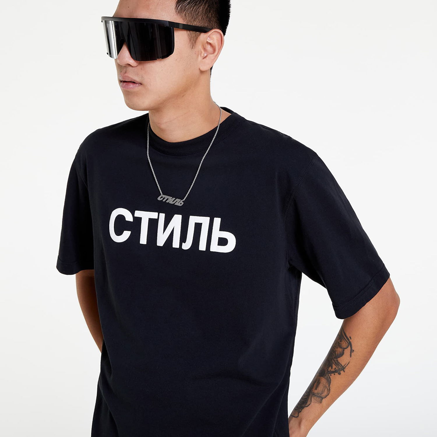 Majica HERON PRESTON Ctnmb Tee Črna | HMAA032C99JER0021001, 1
